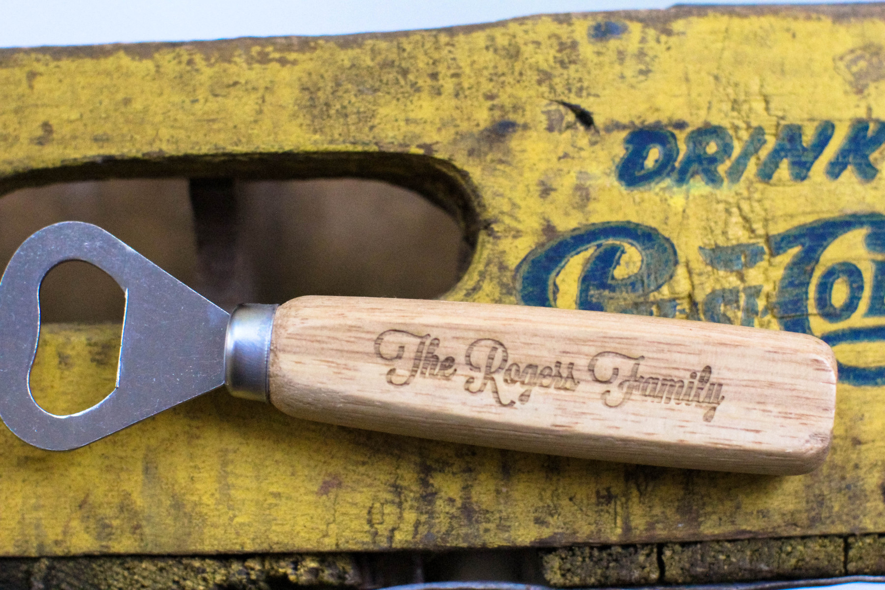 Fancy Script Personalized Bottle Opener