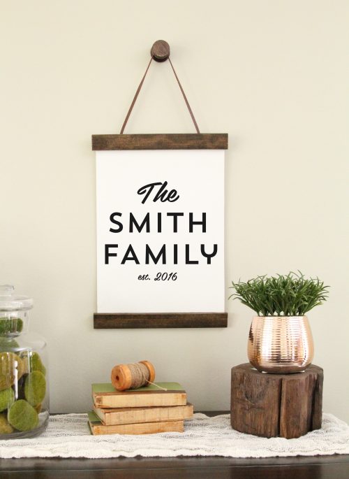 Family Canvas Wall Hanging 2712 Designs