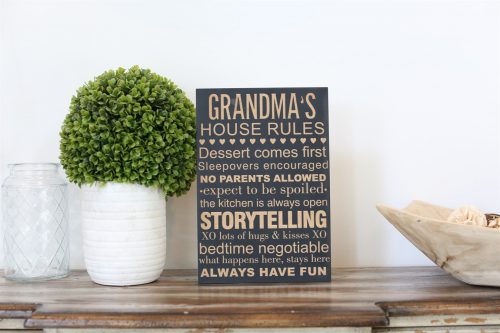 Grandma House Rules