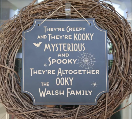 Personalized Halloween Sign
