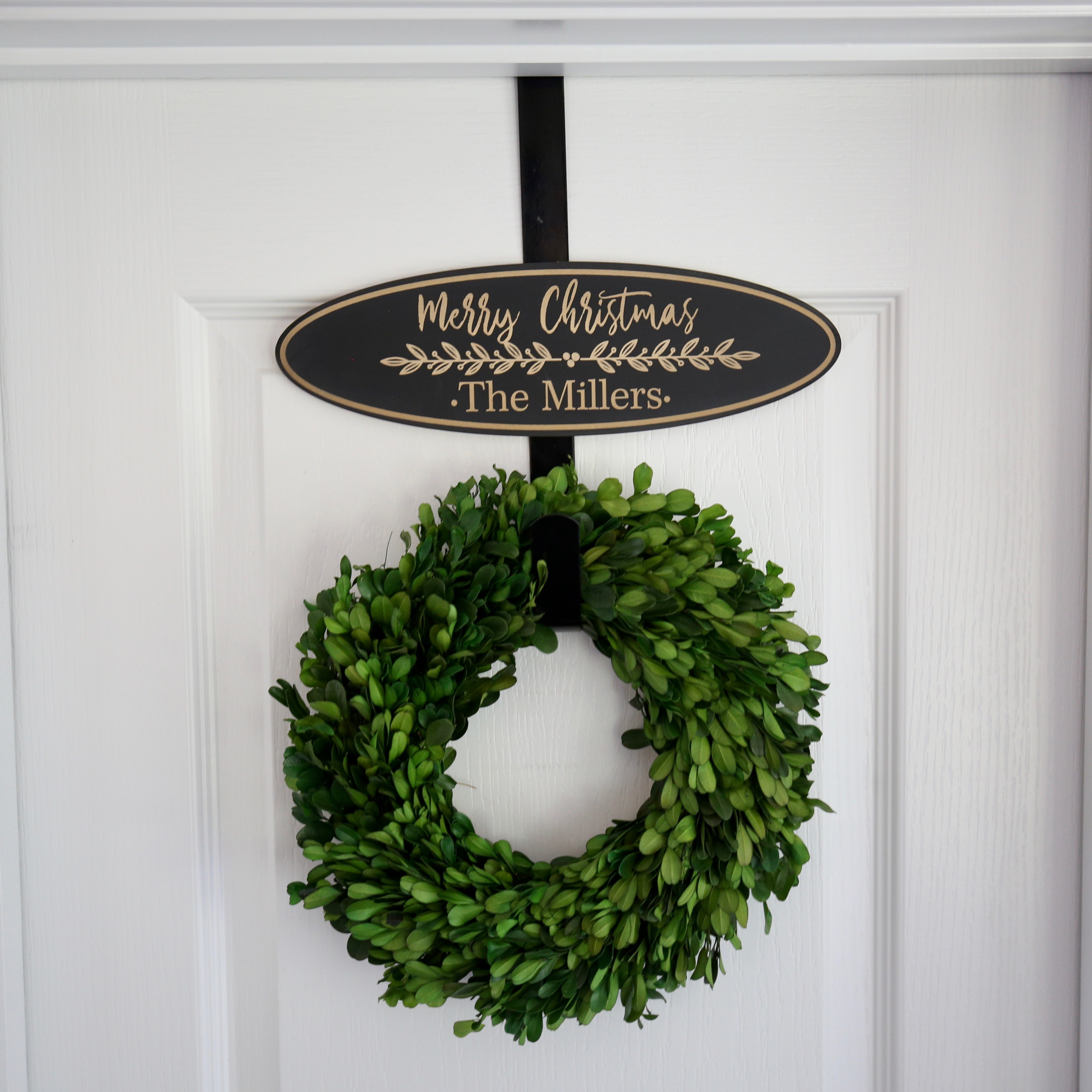 Merry Christmas Wreath Door hanger