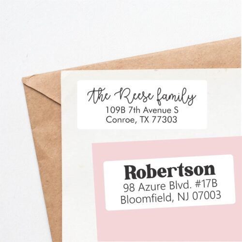 Small Address Labels Personalized Timeless Personalized Address Label