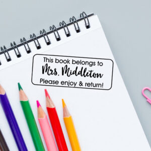Book Belongs To | Teacher Stamp